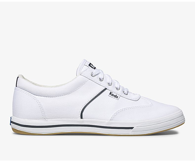 Keds Women's Courty White Lace Up Shoes - IP7349561
